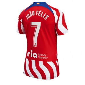 Atletico Madrid Joao Felix #7 kläder Kvinnor 2022-23 Hemmatröja Kortärmad